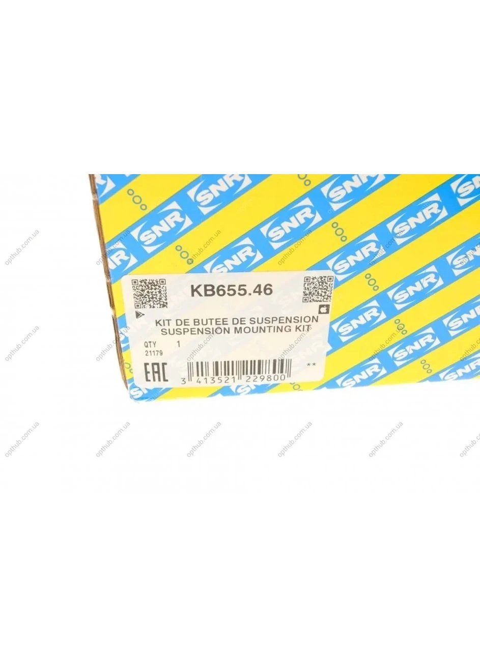 Подушка амортизатора (переднього) + підшипник Nissan X-Trail/Renault Koleos 07- (L) SNR KB655.46 (opt-om) No Brand (345769595)
