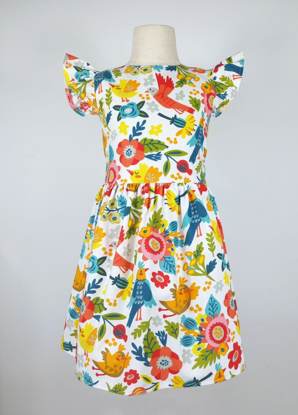 Біла сукня петриківочка GEX (297081084)