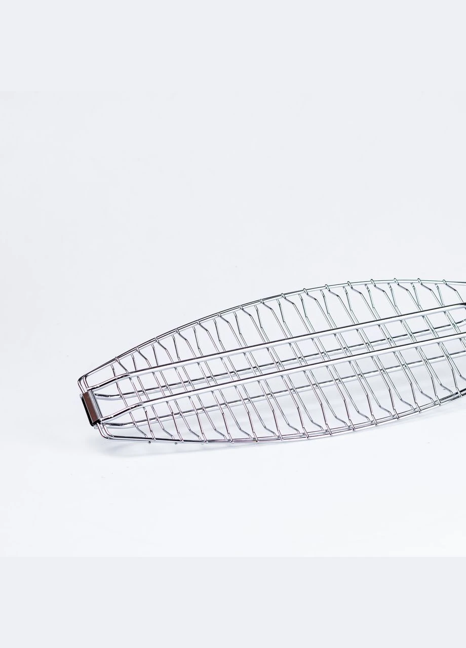 Решетка для рыбы 65×15×4 (см) гриль сетка из нержавейки TS Kitchen (313415021)