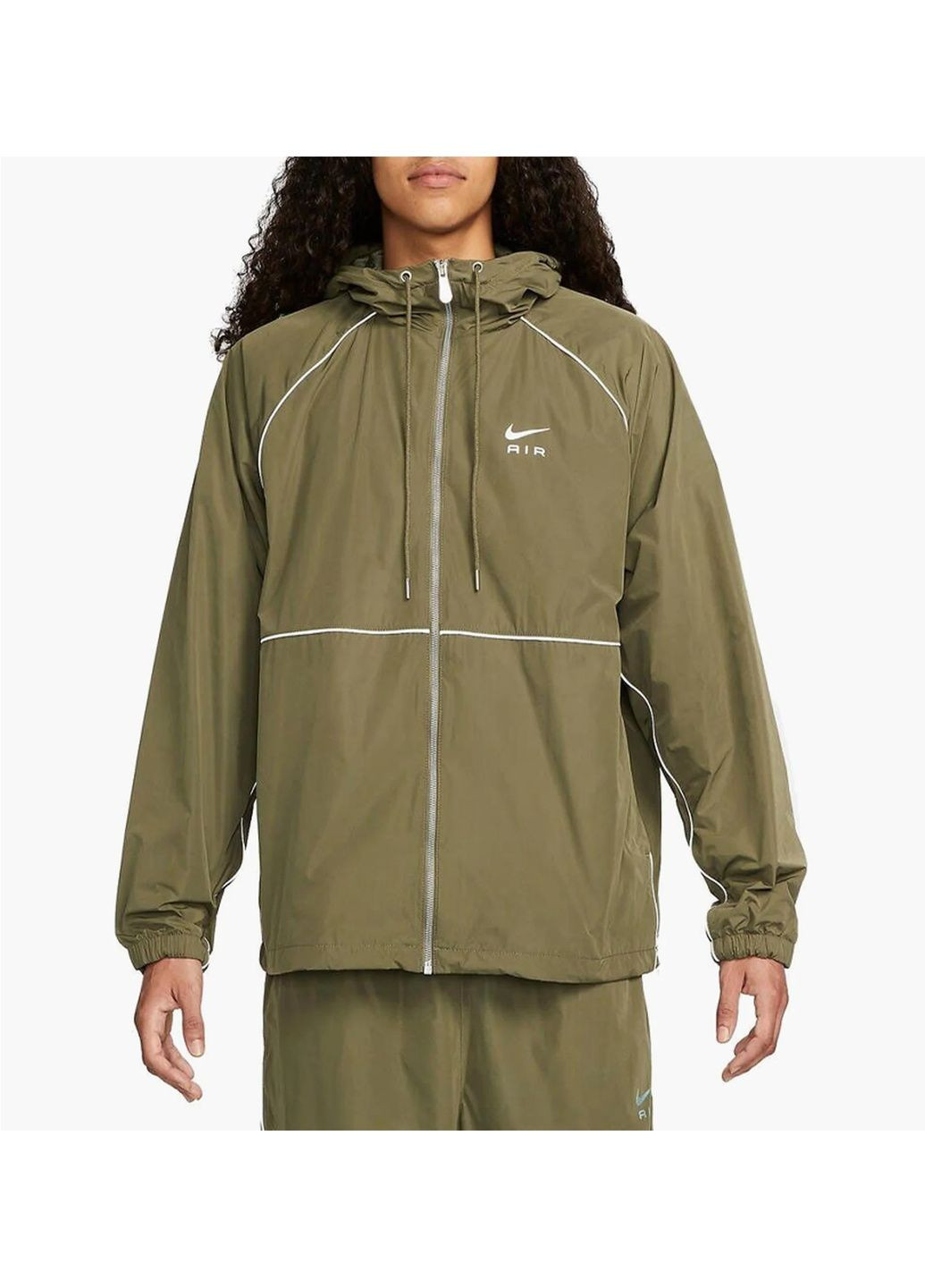 Оливковая куртка мужская m nsw air wvn jkt olive Nike