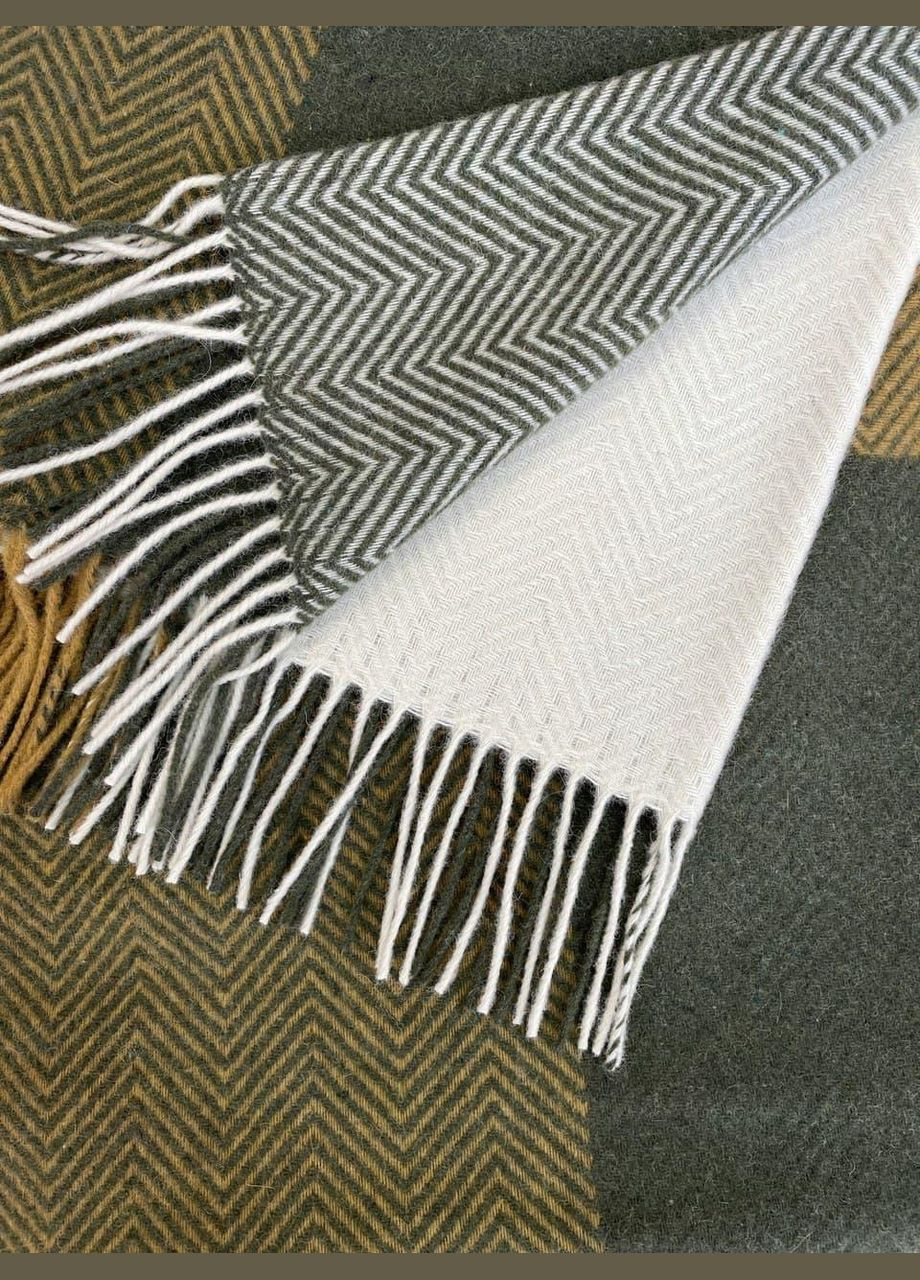 Плед шерстяной Клетка 140 x 200 см (4500) Love You (334008053)