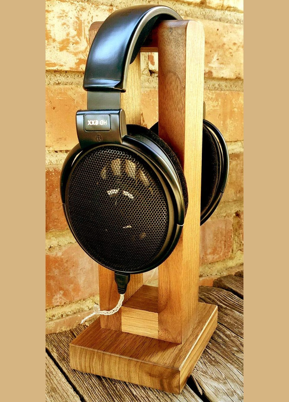 Стойка для наушников из дерева Колтрейн сиена (НУП-002005) No Brand (328414670)