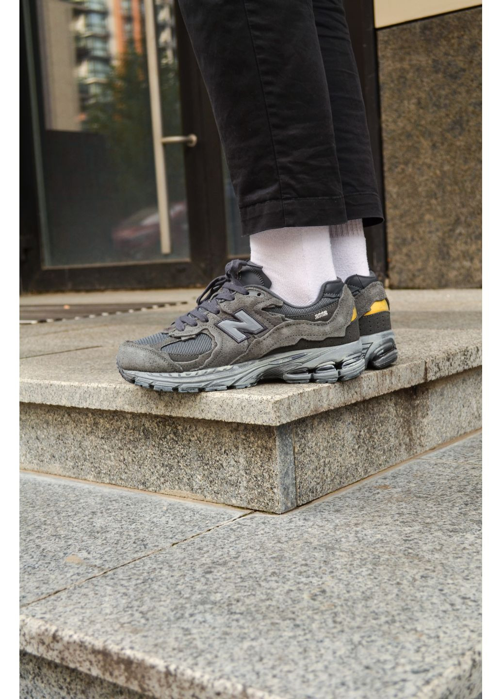 Цветные демисезонные кроссовки мужские new balance 2002r protection pack phantom нью беланс 2002r No Brand