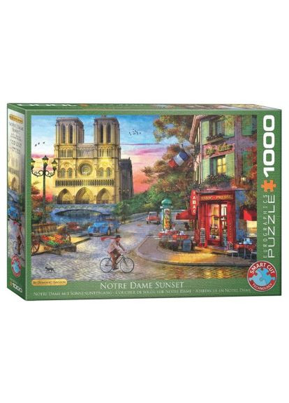 Пазл Захід Сонця Нотр-Дам Домінік Девісон, 1000 елементів (6000-5530) Eurographics Захід Сонця Нотр-Дам Домінік Девісон, 1000 елемент (366160786)