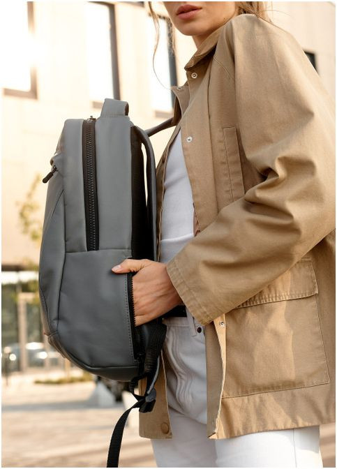 Женский рюкзак с отделением под ноутбук Графитовый (3760271343) Sambag (361244800)