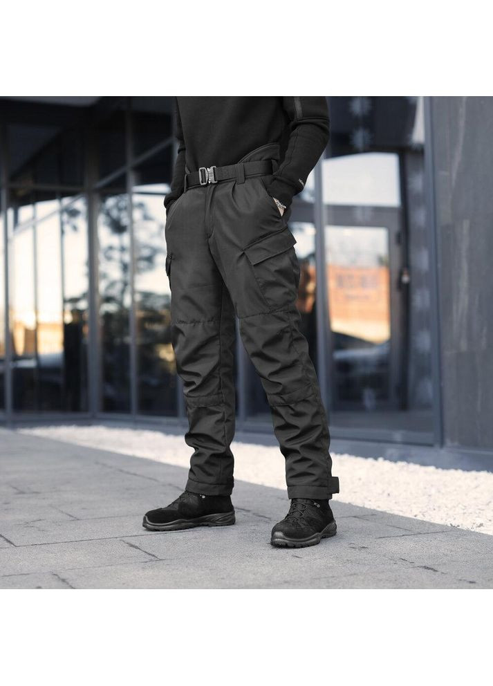 Армійські зимові штани утеплені чорні No Brand (358203774)