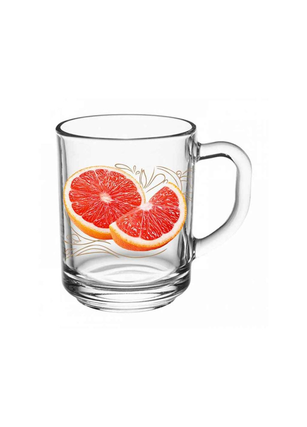 Чашка 250мл Gren tea Апельсин 3д Farglass (354343138)