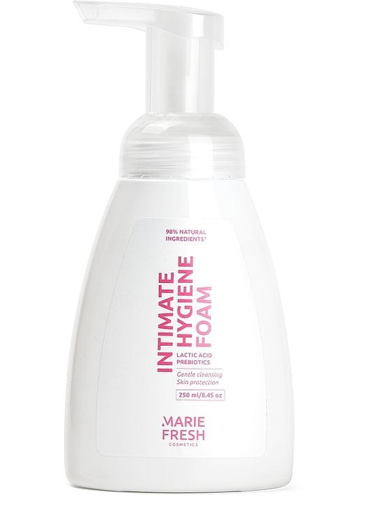 Пінка для інтимної гігієни з комплексом пребіотиків і молочною кислотою Intimate Hygiene Foam 250ml (1196015-31017518) Marie Fresh (369133702)