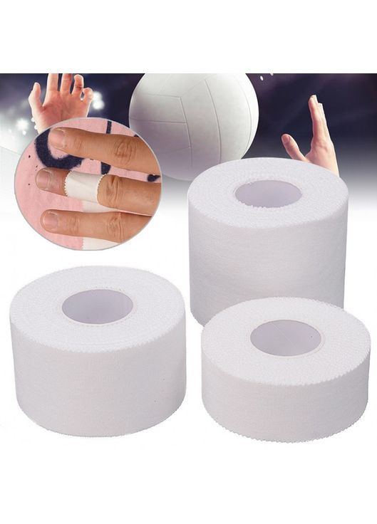 Тейп жорсткий, не еластичний, спортивний, білий, 5 см х 13,7м No Brand (362961164)