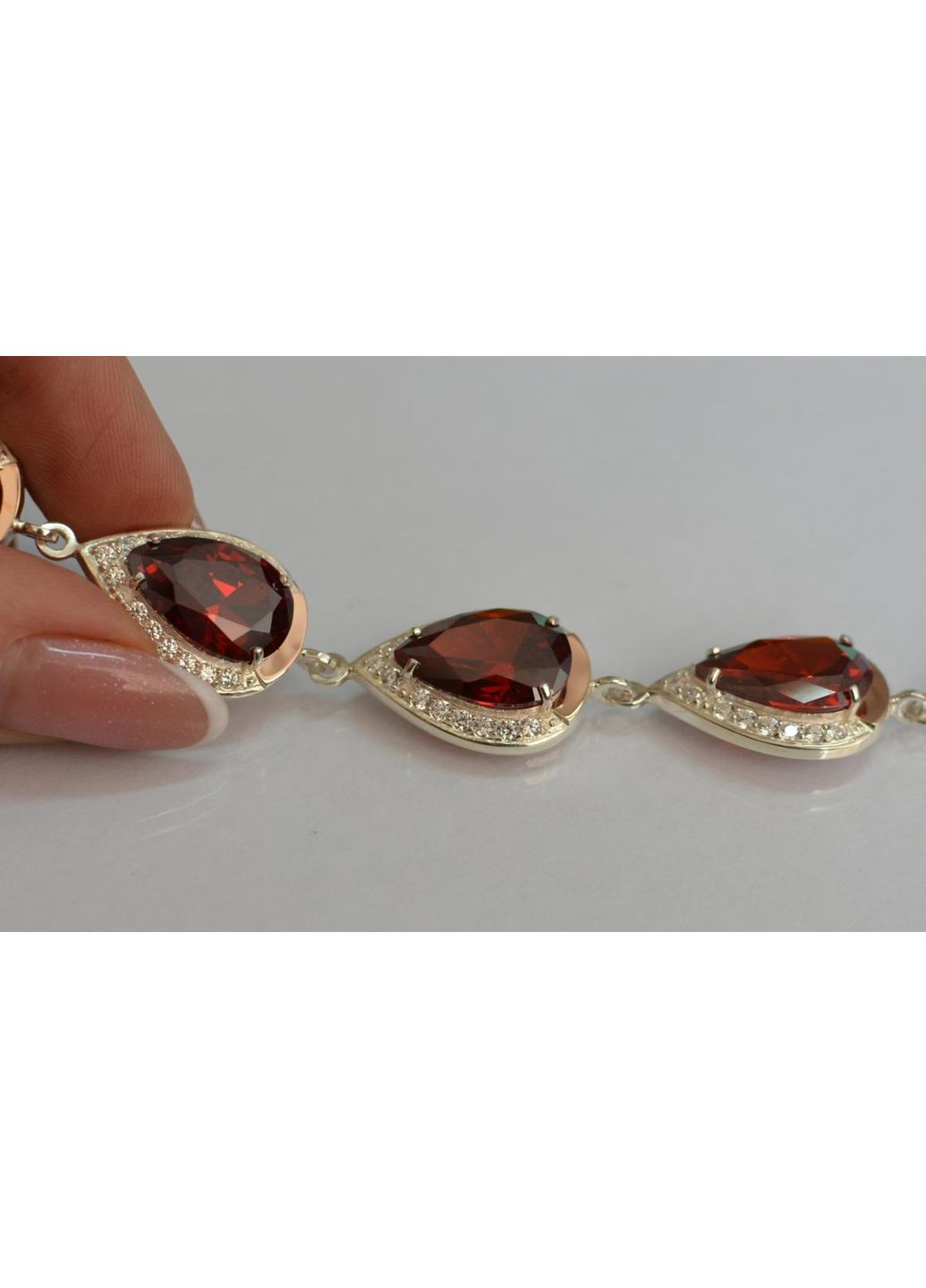 Браслет із срібла з золотом Silver Style (367185232)