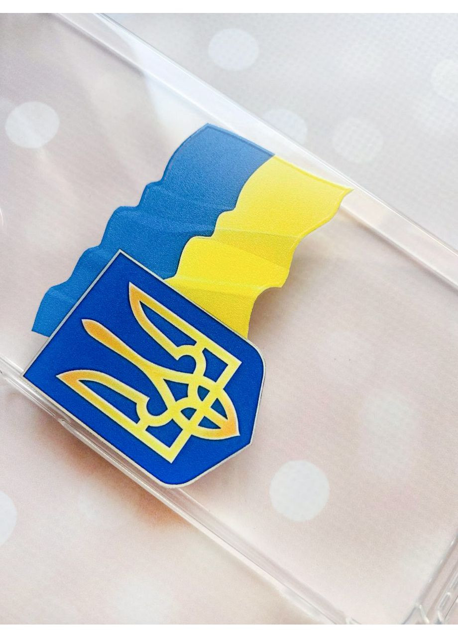 Чехол для Xiaomi Redmi Note 10 Pro / 10 Pro Max:: Тризуб и флаг Украины (принт 384) CASE CONTROL (360700584)