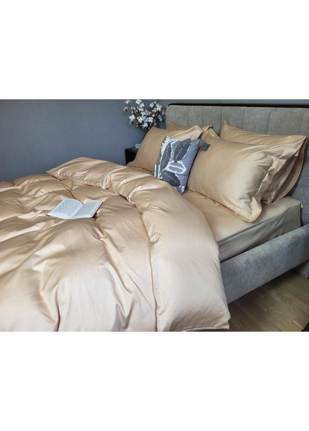 Постельное белье (169), сатин PREMIUM Двухспальный размер, наволочки 70/70 No Brand (364219410)