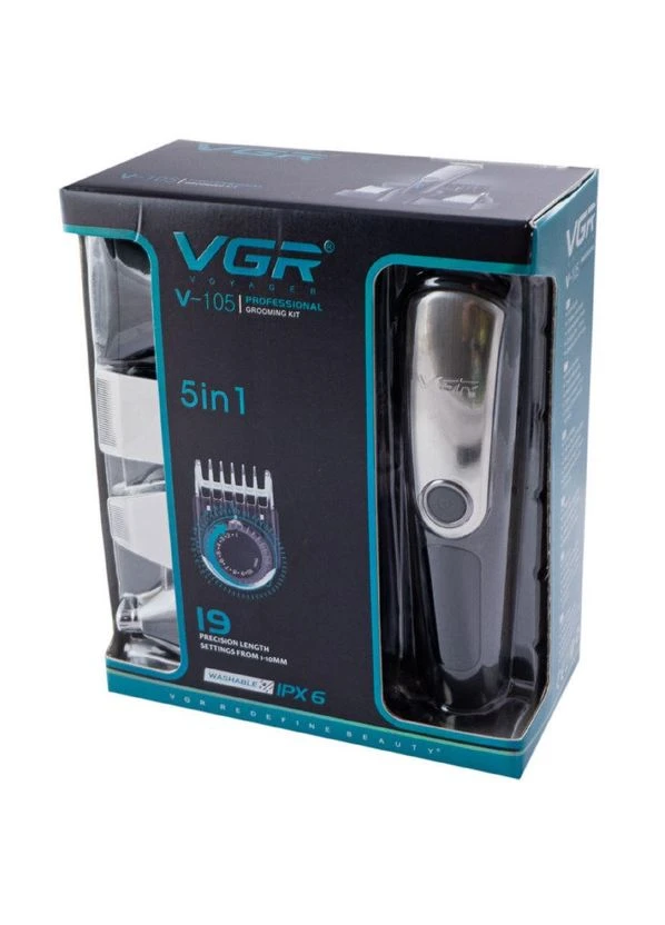 Тример акумуляторний багатофункціональний V-105 4в1 5W Grey (3_04589) VGR (395879248)