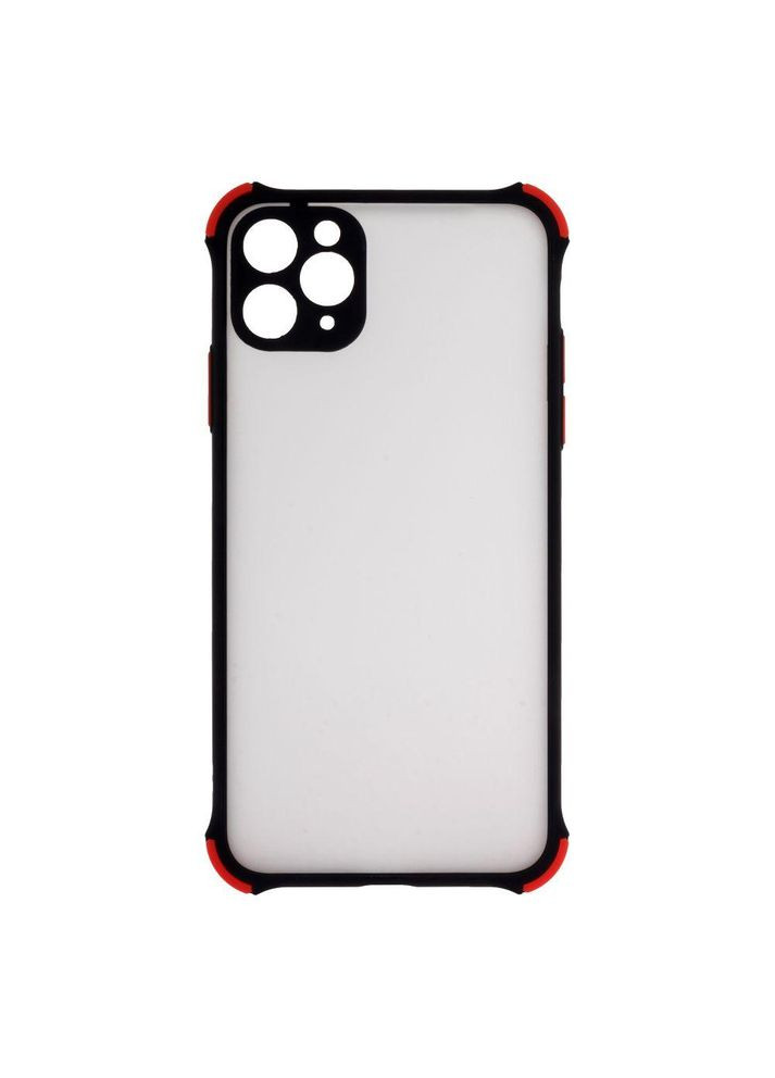 Силіконовий чохол Armor with Frame для iPhone 11 Pro Max Чорний Totu (304254502)