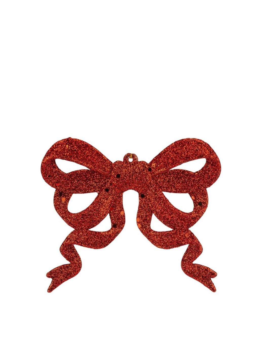 Елочная игрушка декоративный «Бантик красный» цвет красный CB-00286835 No Brand (366038055)