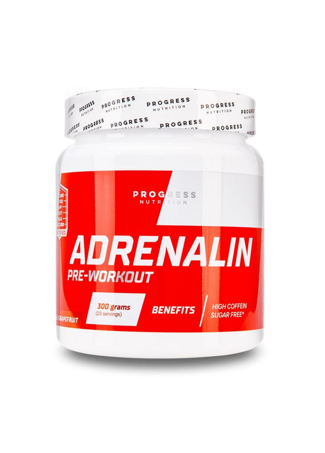 Предтренировочный комплекс Adrenaline, 300 грамм Progress Nutrition (293341105)