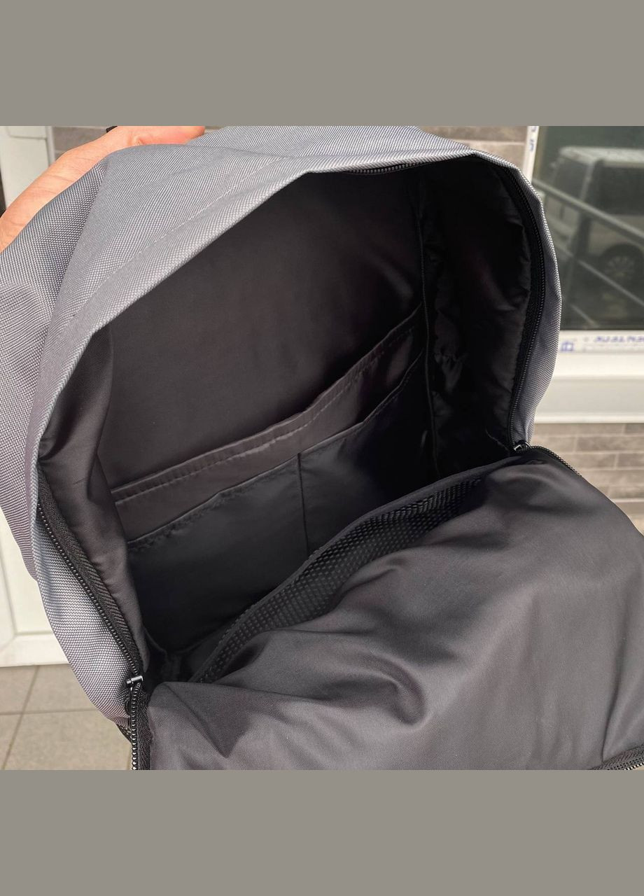 Сірий середній рюкзак портфель універсальний Broadway grey No Brand (282676654)