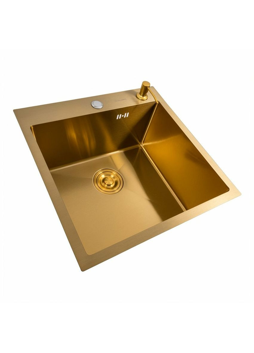 Кухонный комплект: Handmade 50x50 PVD Gold + JW449 PVD Gold Valeso (353495414)