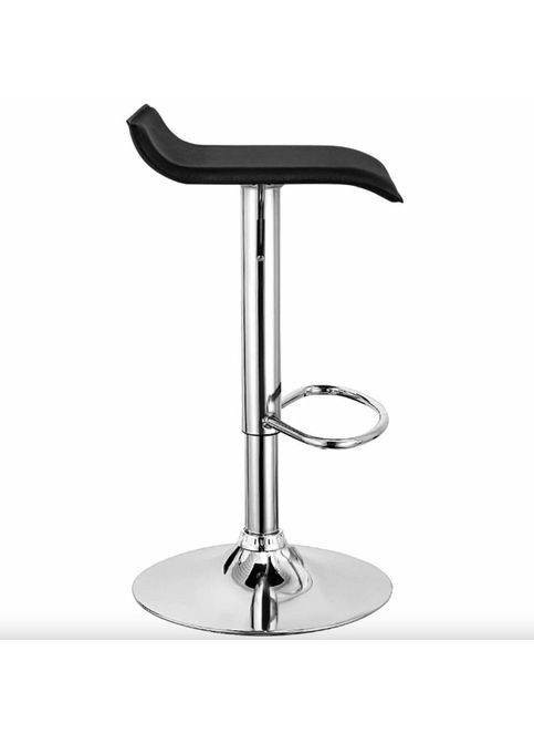 Комплект барних стільців Forse екошкіра з підставкою для ніг Costway (367054875)