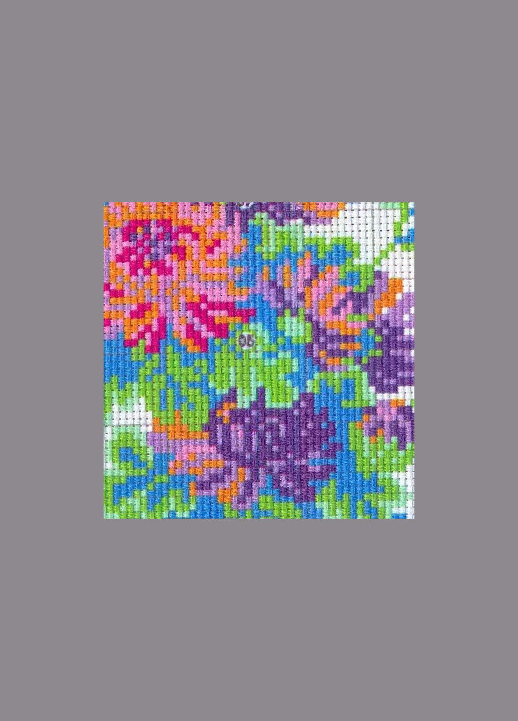 Набір для вишивання хрестиком по нанесеному на канву схемі "Elegant chrysanthem". AIDA 14CT printed 30*51 см Joy Sunday (313613280)