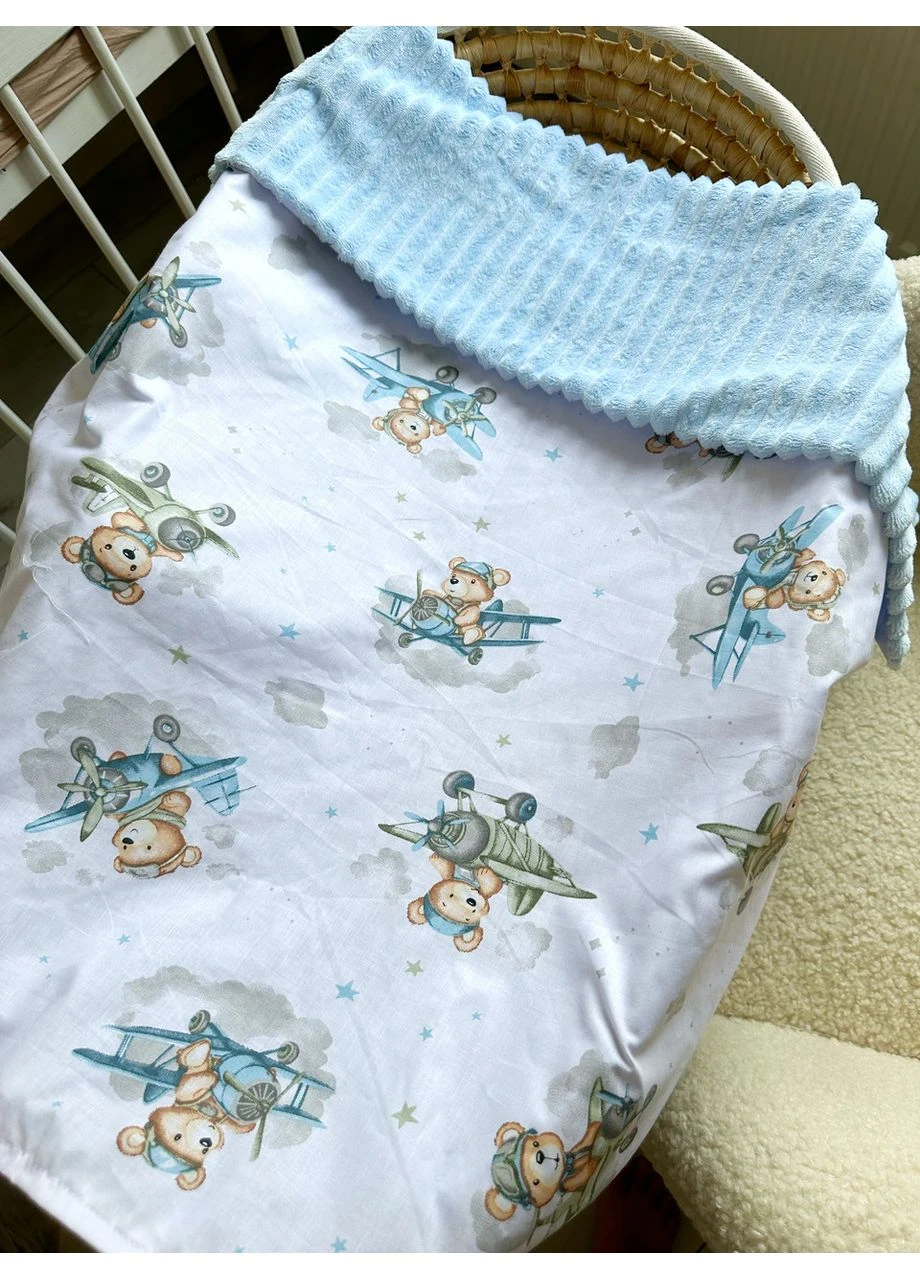 Дитячий пледик Мінкі зі зйомним утепленням No Brand (388404548)