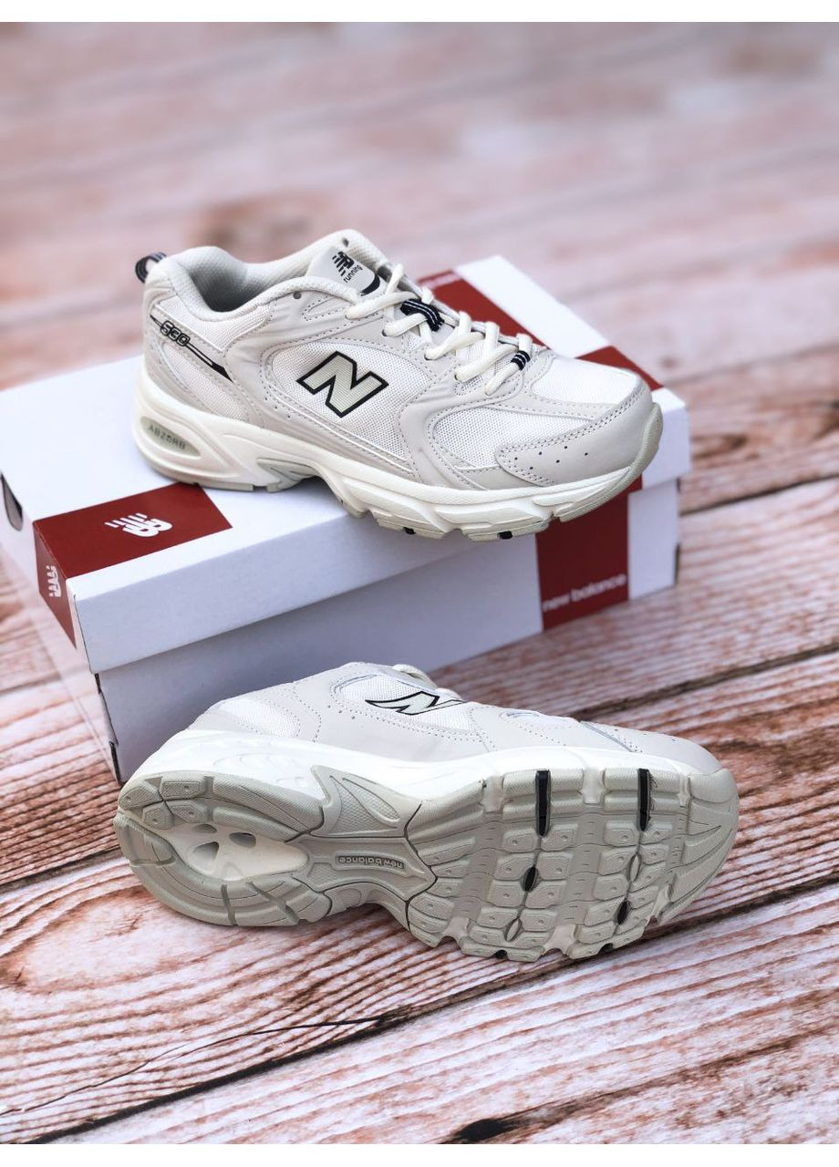 Белые демисезонные кроссовки мужские new balance 530 ivory mr530sh нью беланс 530 No Brand