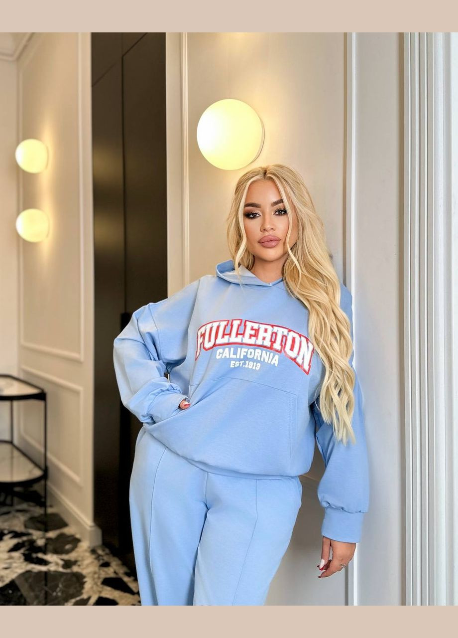 Трендовый женский костюм оверсайз с худыми и джогерами InFashion Спортивний костюм (316051365)