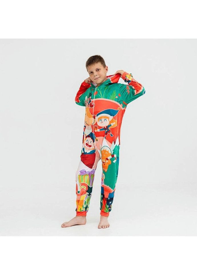 Кигуруми для детей до 3 лет 3D Новогодние Веселье 4003, 92, см FlexDress (324623351)