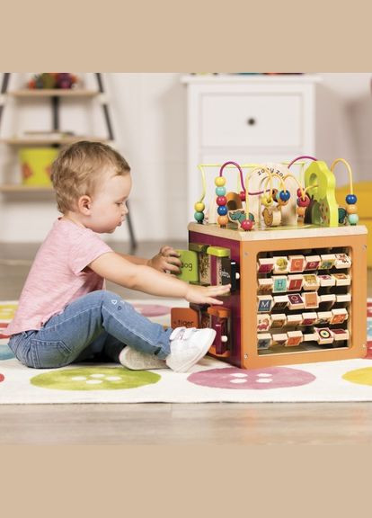 Розвиваюча Дерев'яна Іграшка - Зоо-Куб Battat (339781030)