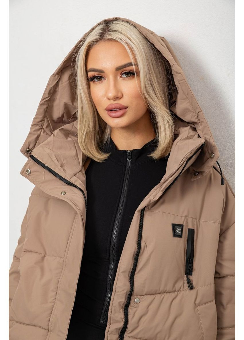 Бежевая демисезонная куртка женская Ager 244R866