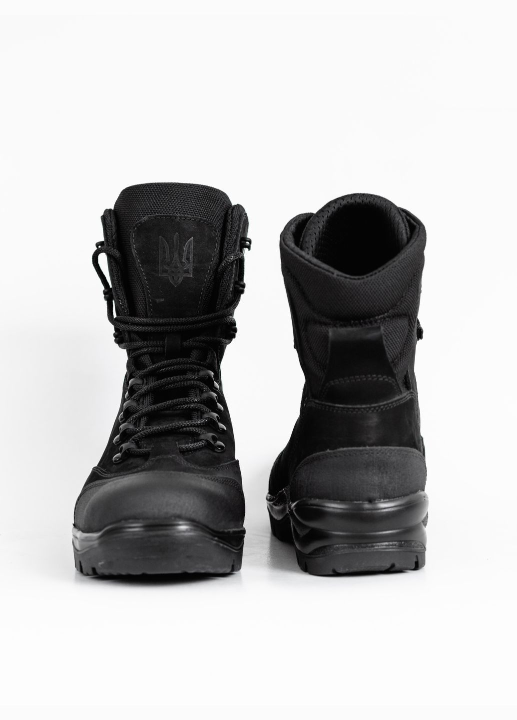 Кожаные Зимние Мужские Берцы Тактические. 39-46р Черные. Прочные и удобные! 45ZM-1010 No Brand (301137823)