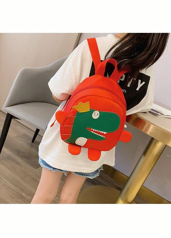 Дитячий рюкзак червоний із динозавром КиП (270016479)