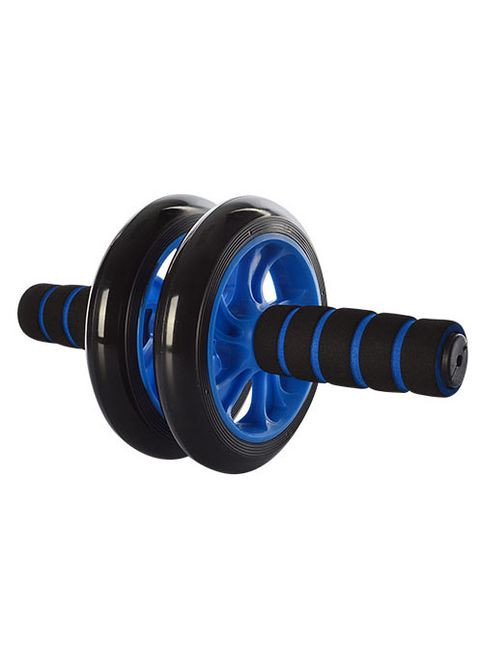 Ролик для пресса двойной EasyFit с ковриком Синий Profi (340273458)