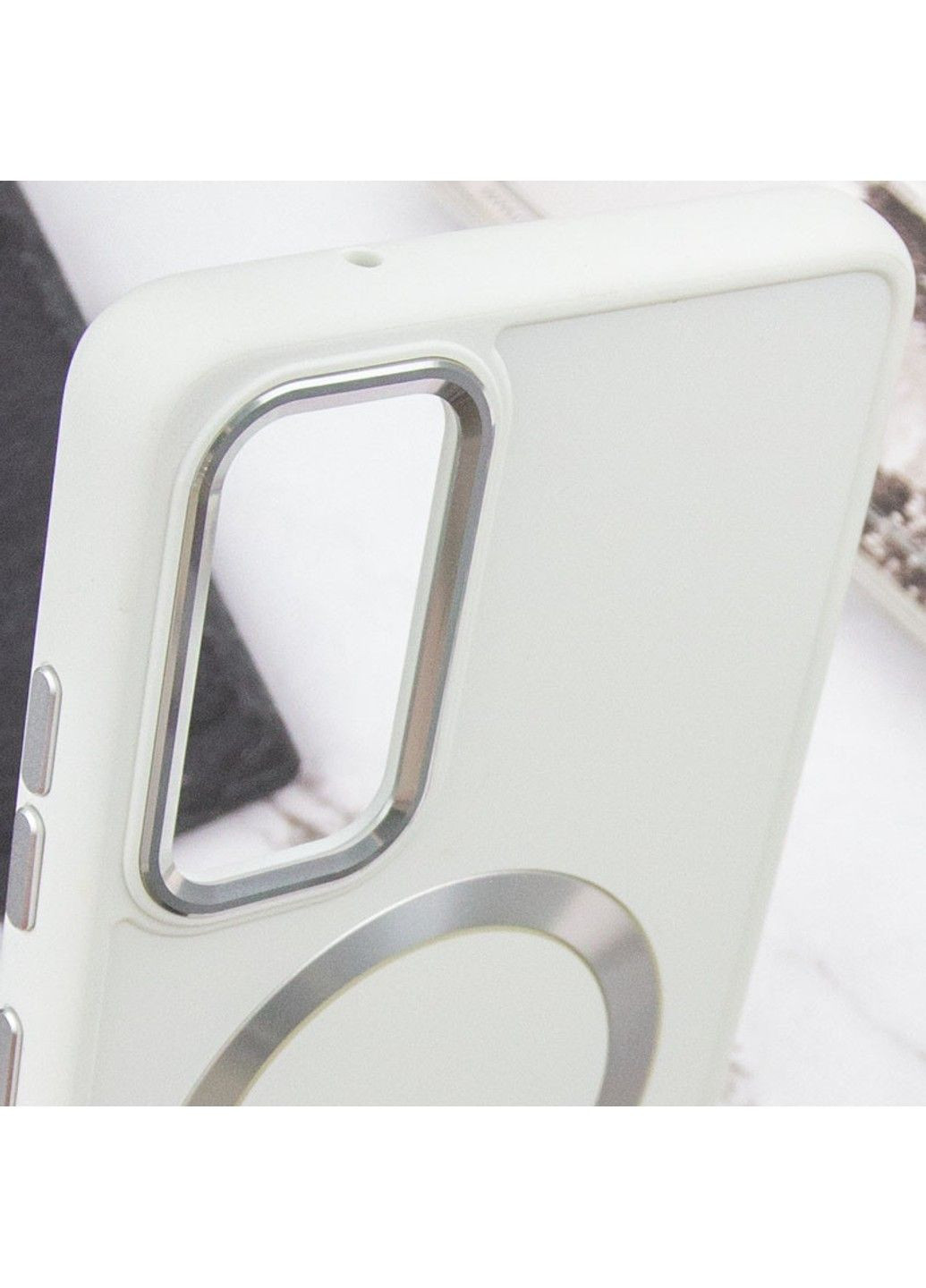 TPU чохол Bonbon Metal Style with MagSafe для Samsung Galaxy S21+ Epik (293514421)