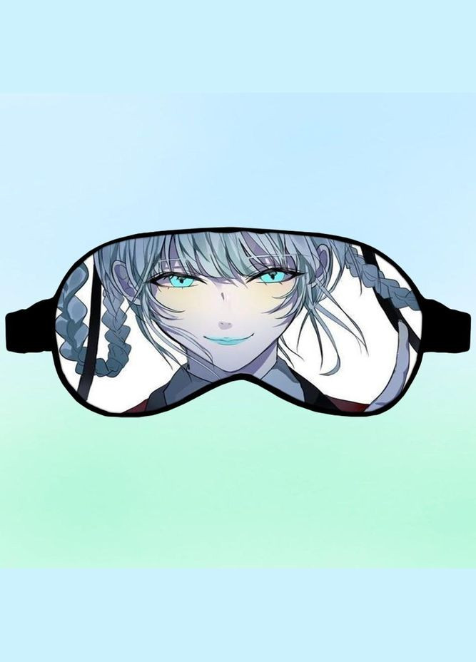 Маска для сна Аниме Безумный азарт #0010 черная No Brand (315045700)