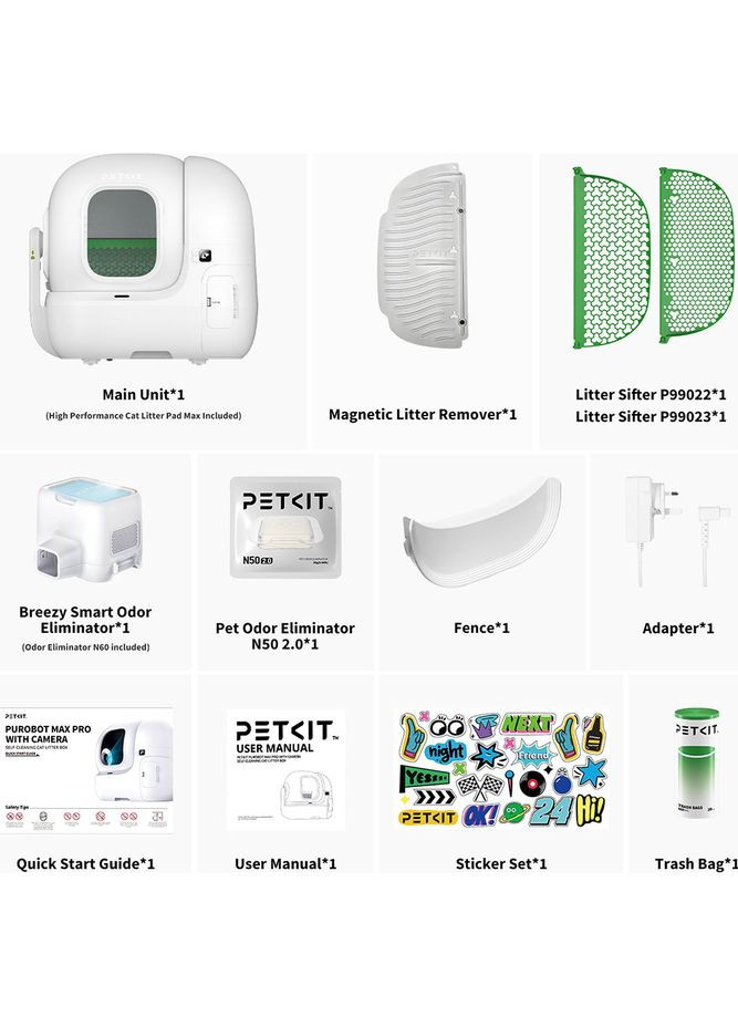 Смарт лоток Purobot Max PRO With Cam Self-Clean (P9904) PETKIT (330120640)