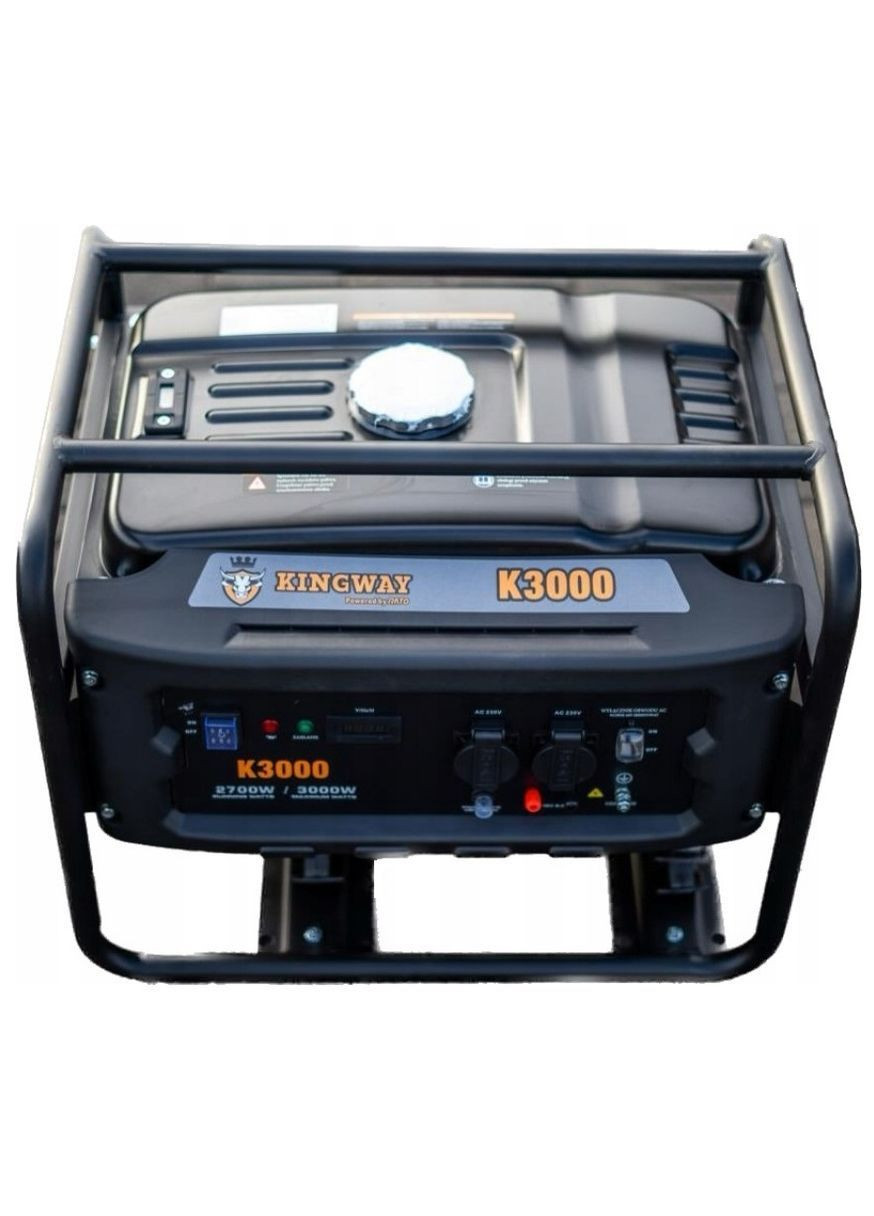 Бензиновый генератор Kingway K3000 однофазный с ручным запуском 3.0 кВт (2104618832) No Brand (370606358)