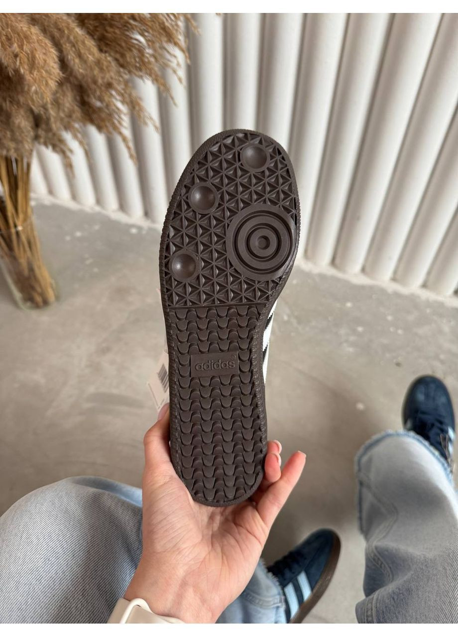 Чорні всесезонні кросівки adidas samba og black/white No Brand