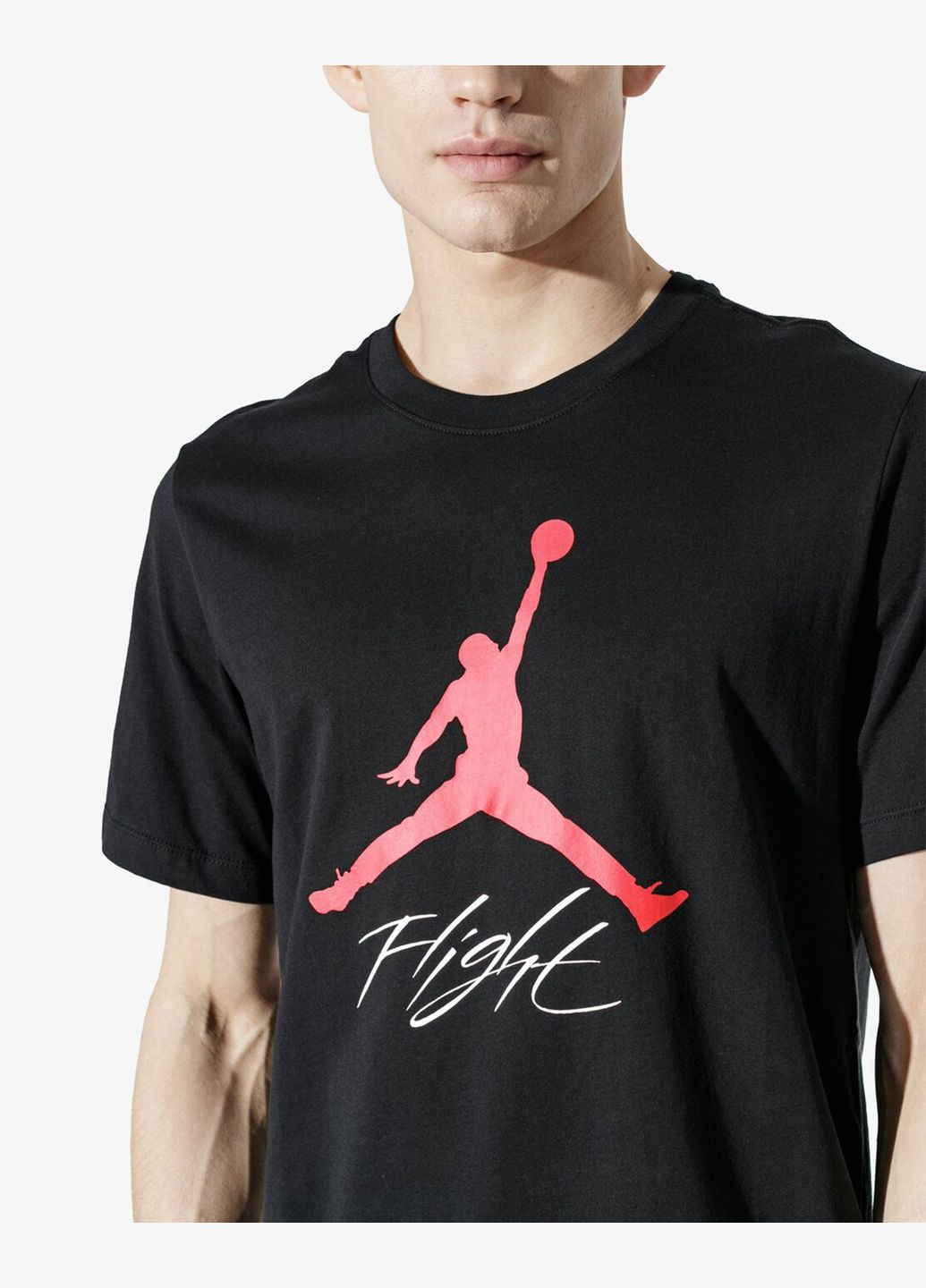 Черная футболка мужская jumpman flight ao0664010 черная Jordan