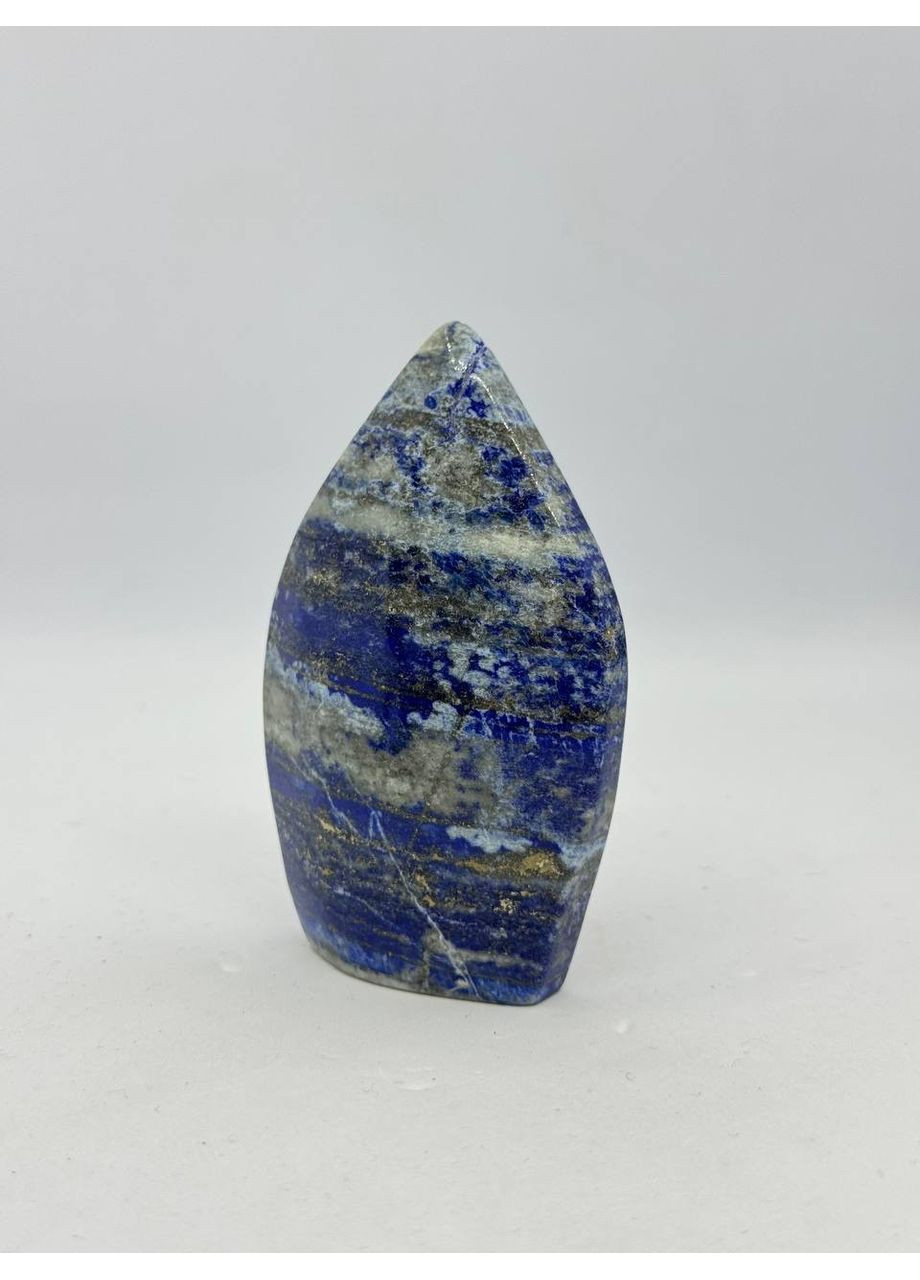 Обелиск плоский из лазурита 88*54 мм Синий No Brand (361319852)