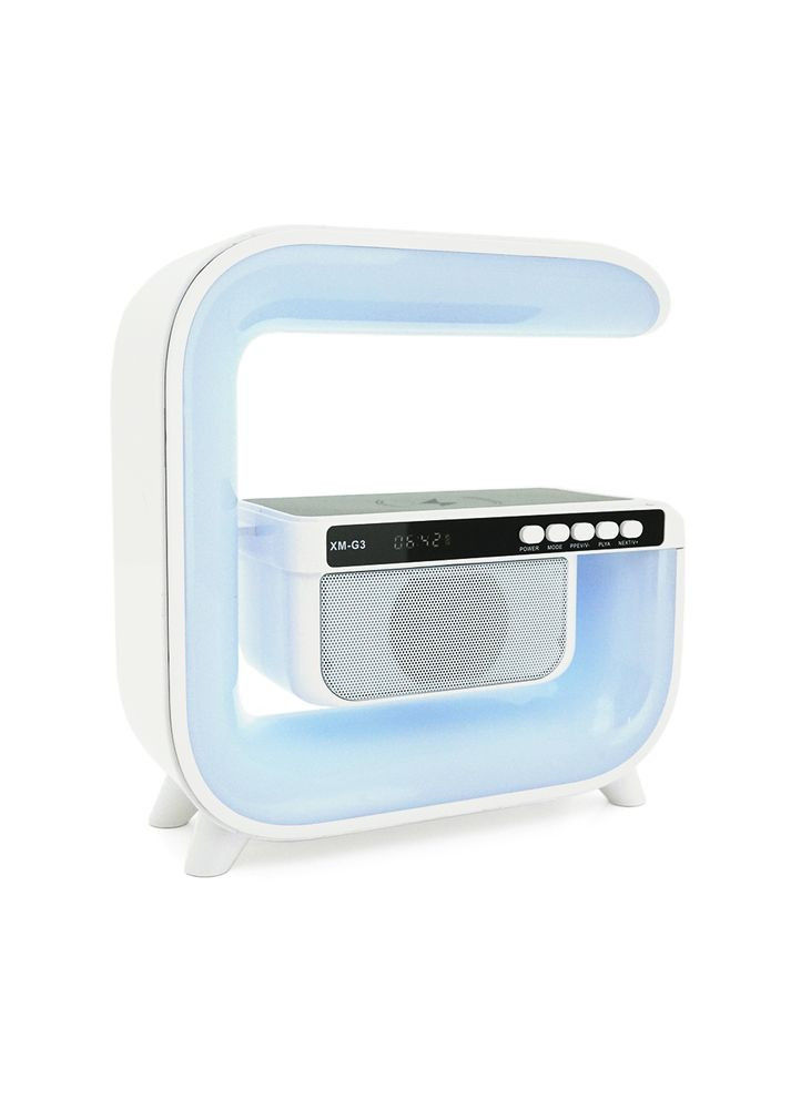 Настольная лампаничник G3, Bluetooth колонка, блопроводная зарядка телефона, свет RGB, Box Voltronic (315503495)