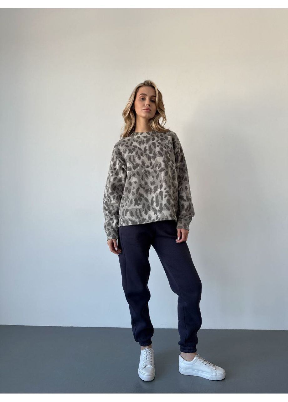 Костюм 411 турецкая трехнить на флисе,не кашлатится,кофта и штаны Україна (369589105)