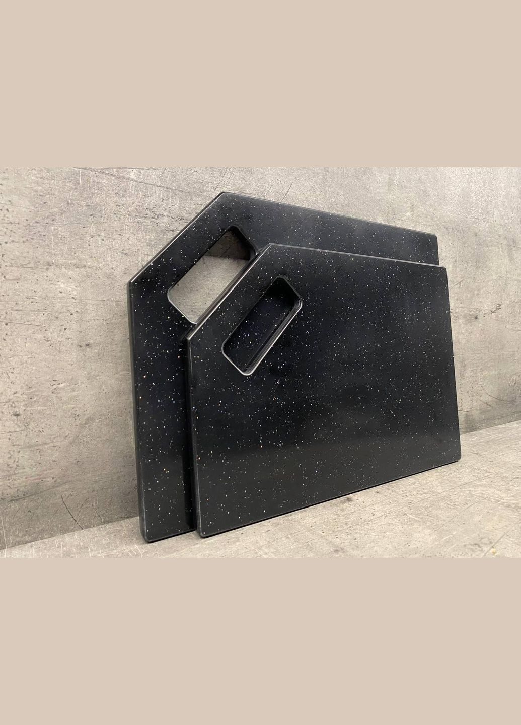 Набір кухонних дошок зі штучного акрилового каменю Space 2 шт No Brand (341316404)