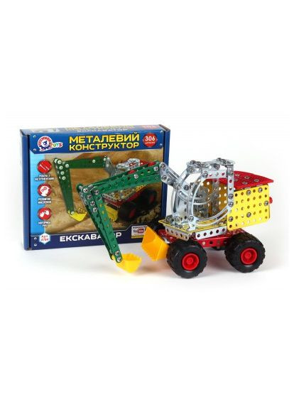 Конструктор металевий "Екскаватор " ТехноК (290136131)