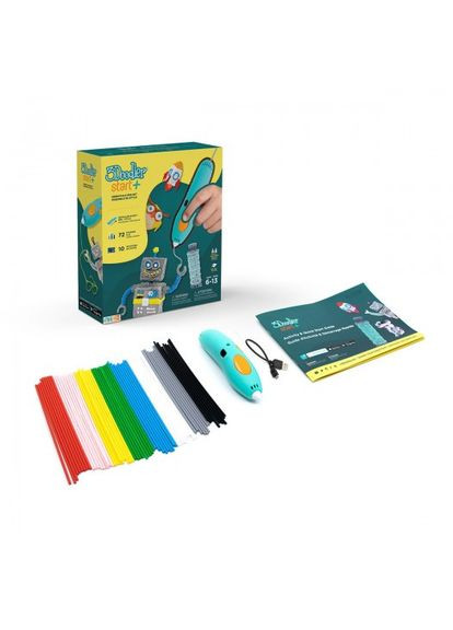 3Dручка Plus для дитячої творчості базовий набір- КРЕАТИВ (72 стрижні) 3Doodler Start (290705950)