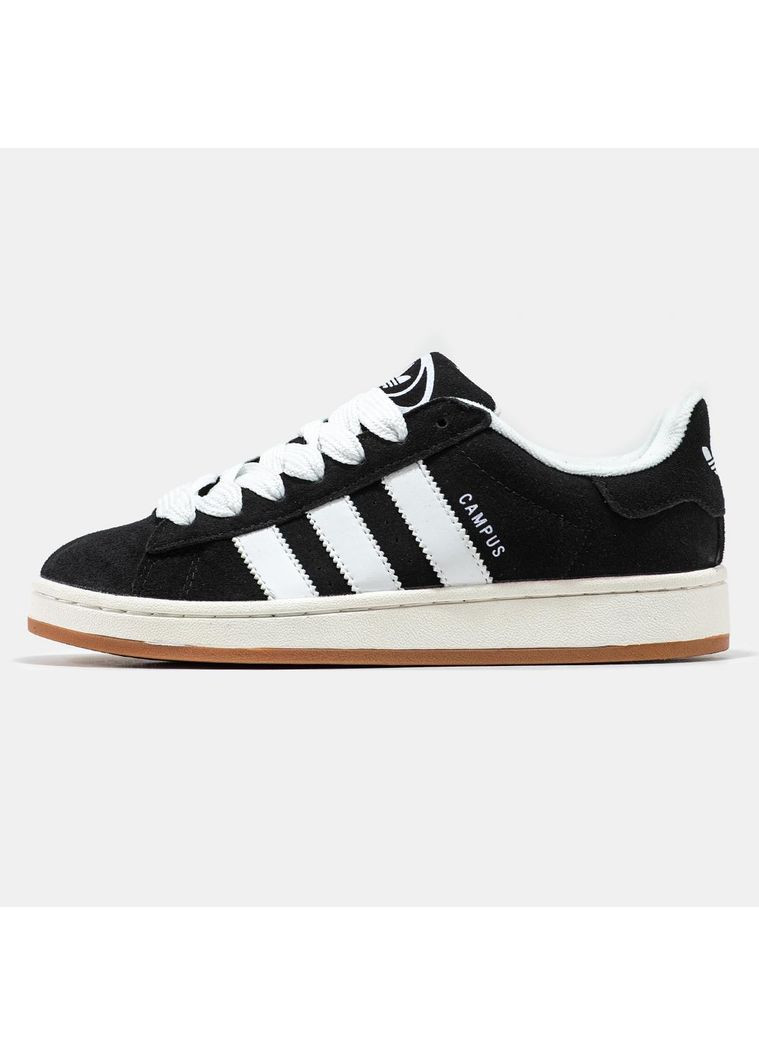 Чорні Осінні кросівки чоловічі adidas campus 00s black white адідас кампус No Brand