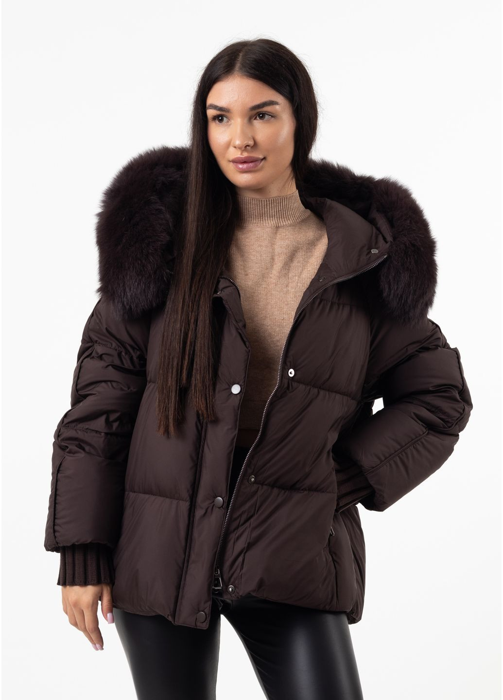 Бордовий зимній Пуховик BILLISSIMO