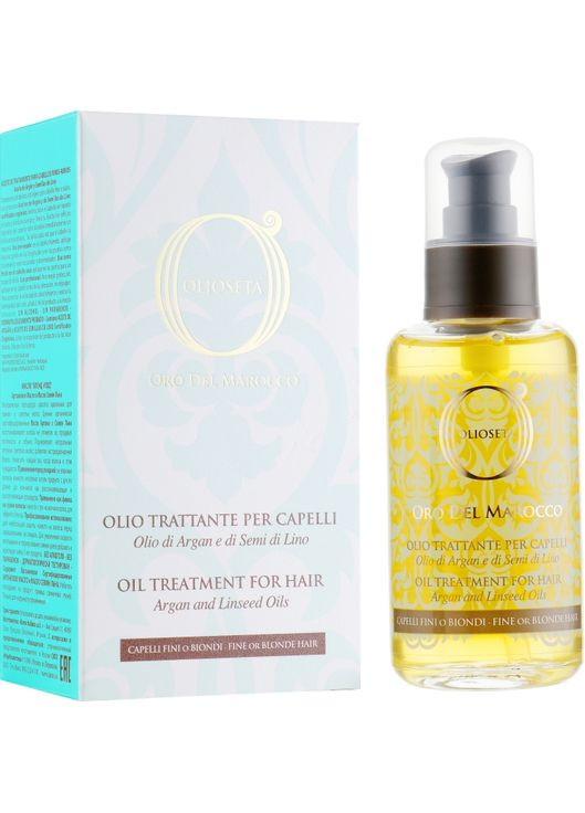 Олія для догляду за блондом Olioseta oro del Marocco Fini e Biondi 30ml (164643-133971) Barex (368608689)