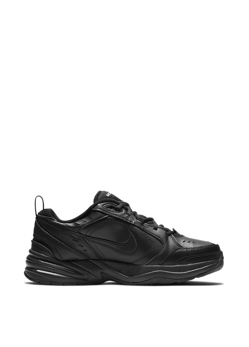 Черные всесезонные мужские кроссовки 415445-001 черный кожа Nike
