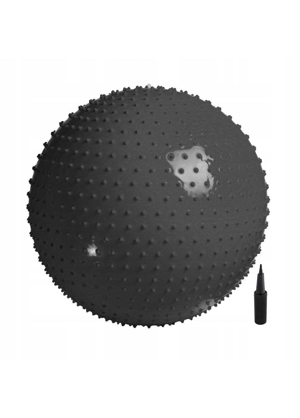 Мяч для фитнеса (фитбол) 65 см массажный Anti-Burst Black (P-5905973400237) 4FIZJO (301733384)